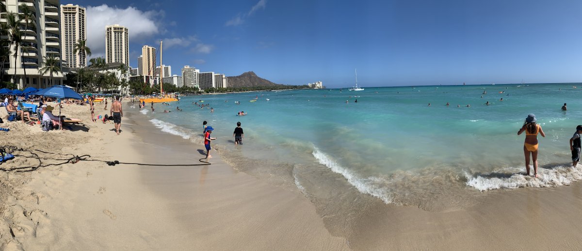 Waikiki Beach by John Di Rienzo