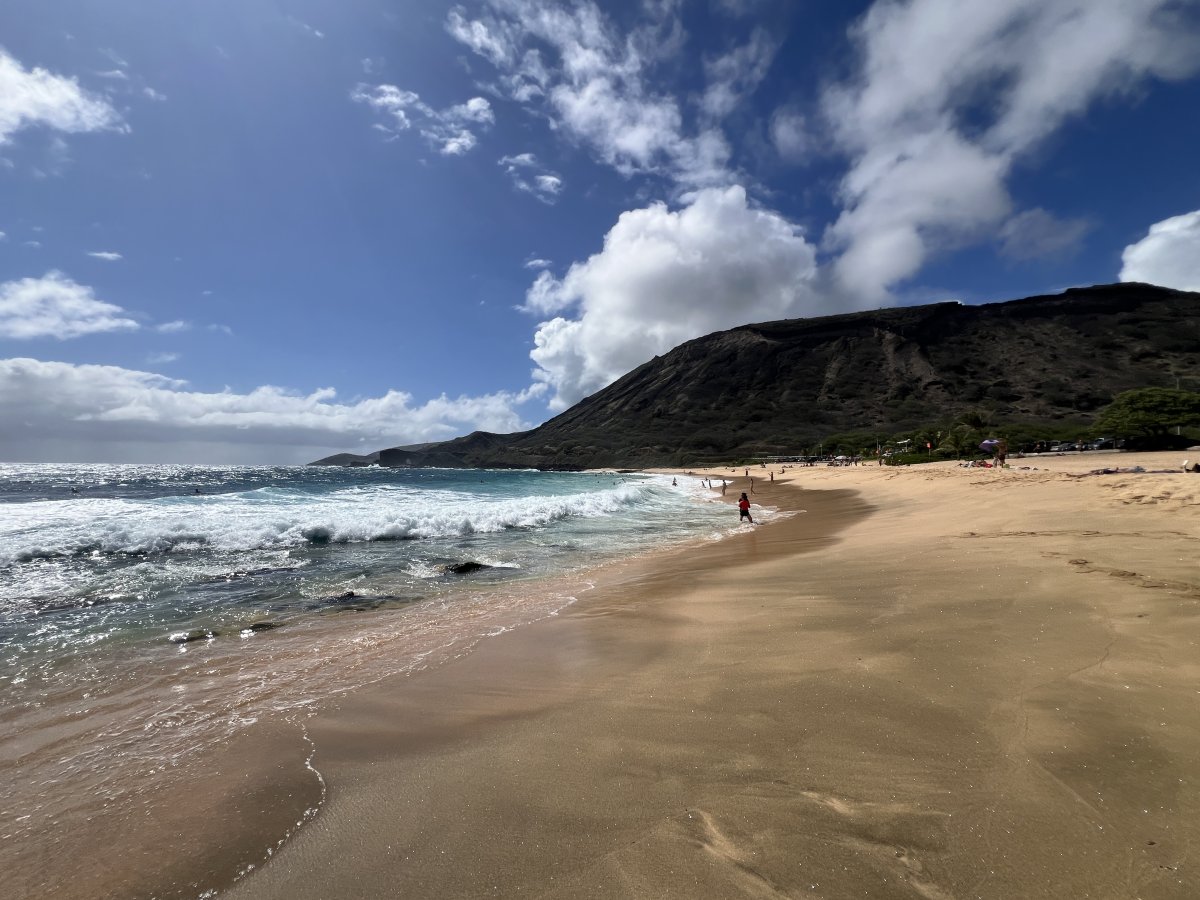 View of Sandy Beach on Oahu taken by John Di Rienzo