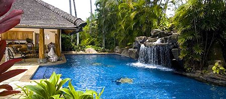 Paul Mitchell Vacation Villa Pool Oahu Hawaii