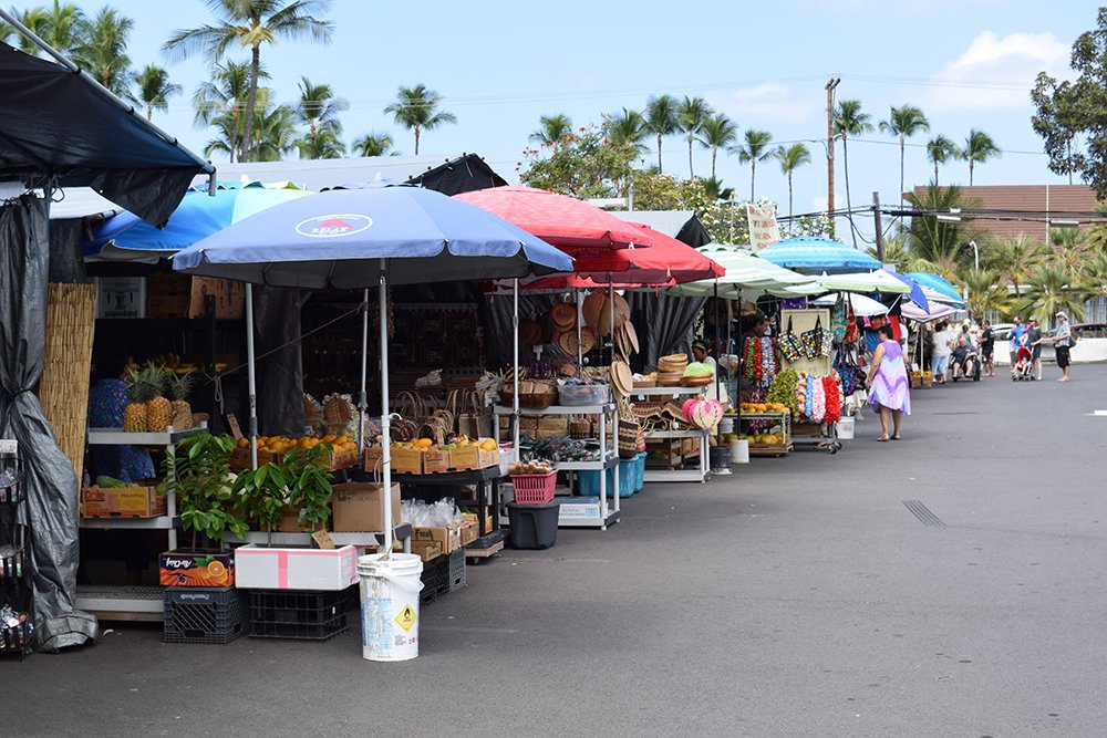 Kona Farmers Market, Exotic Estates, Vacation Rentals