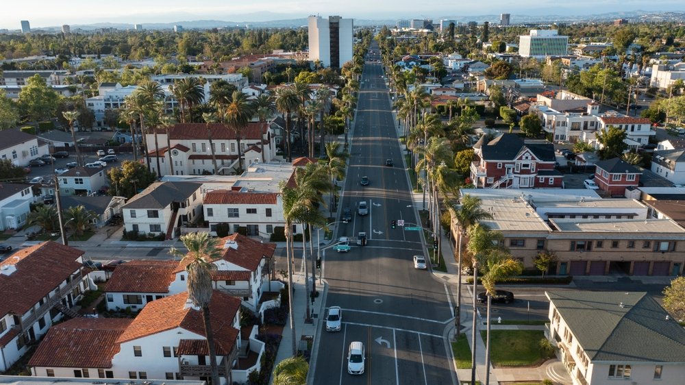 View of Downtown Palm Springs, California