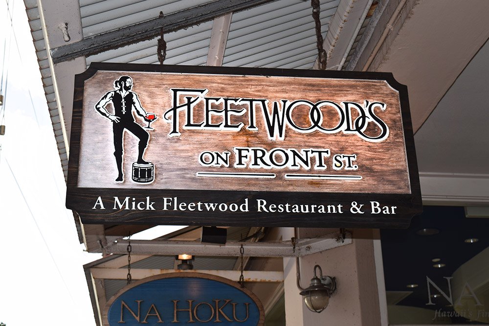 Fleetwood's on Front St. Lahaina Maui Sign, Fleetwood's on Front St. Lahaina Maui View, Exotic Estates, Vacation Rental