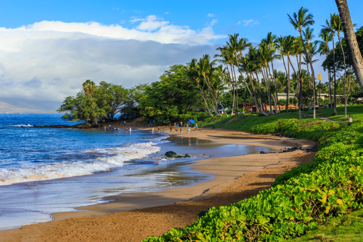 Wailea Beach View in South Maui