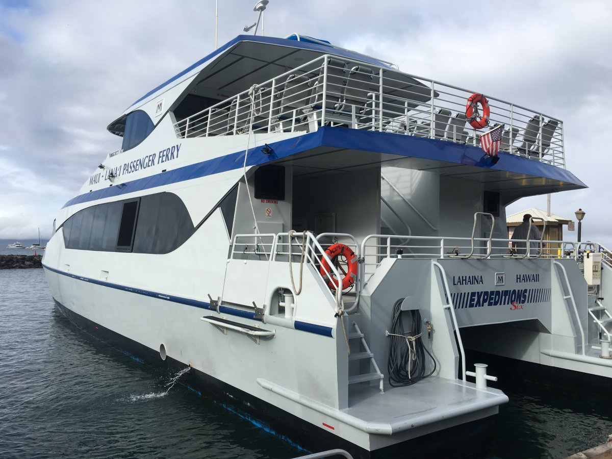 John Di Rienzo - Lanai Cat Santuary - Ferry from Lahaina