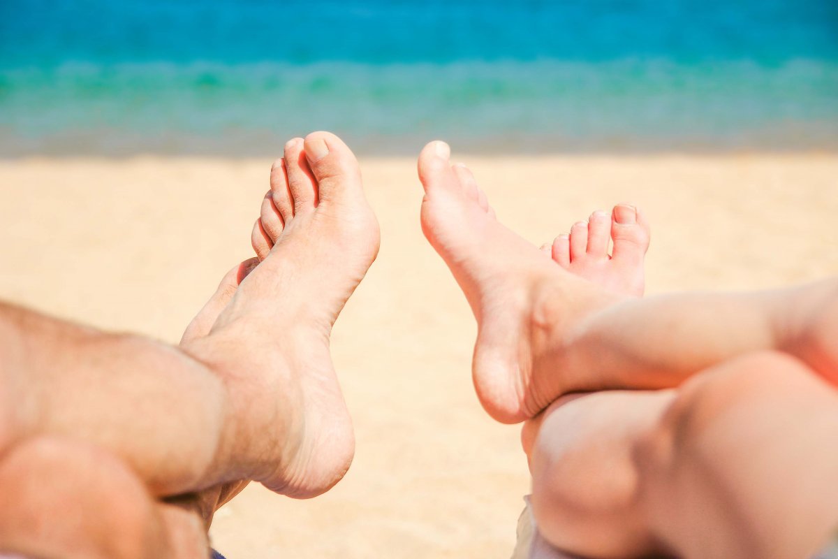 Relaxing at Beach in Hawaii