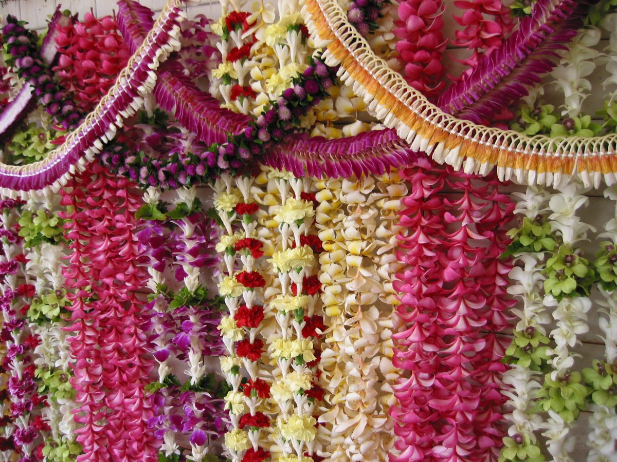 Leis at Honolulu International Airport