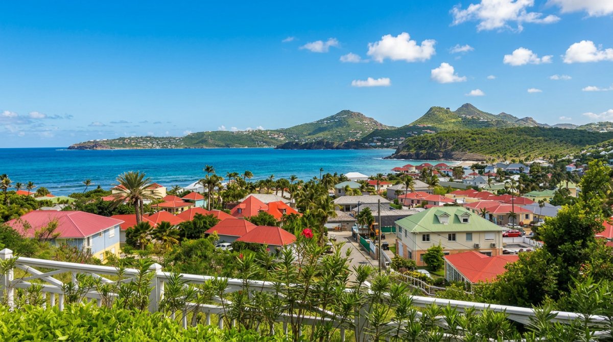 View of Gustavia, St. Barth