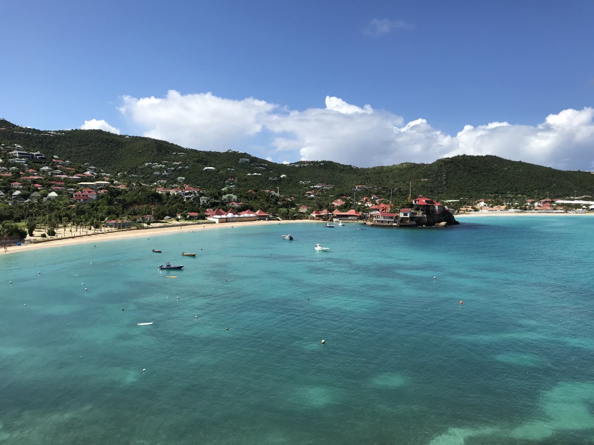 View of St. Jean St. Barts