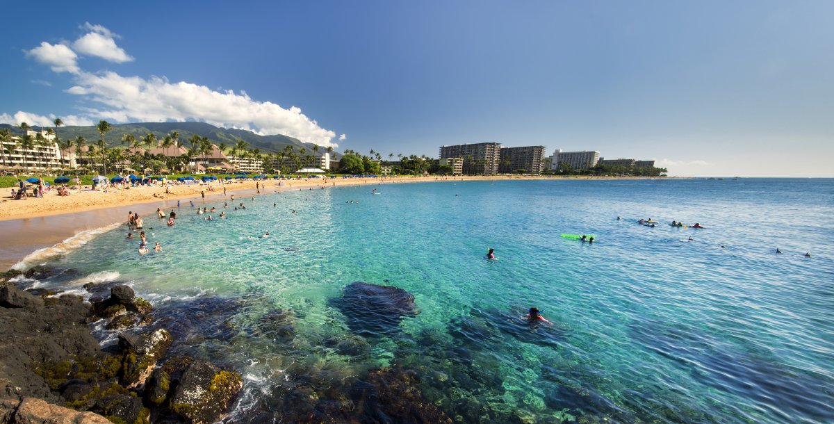 Ka'anapali Beach on Maui