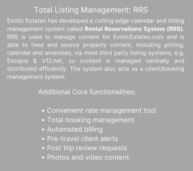 Hawaii Vacation Rental Management - Exotic Estates 