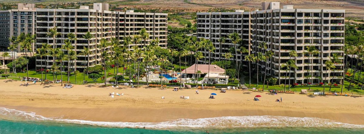 Kaanapali Alii view from ocean