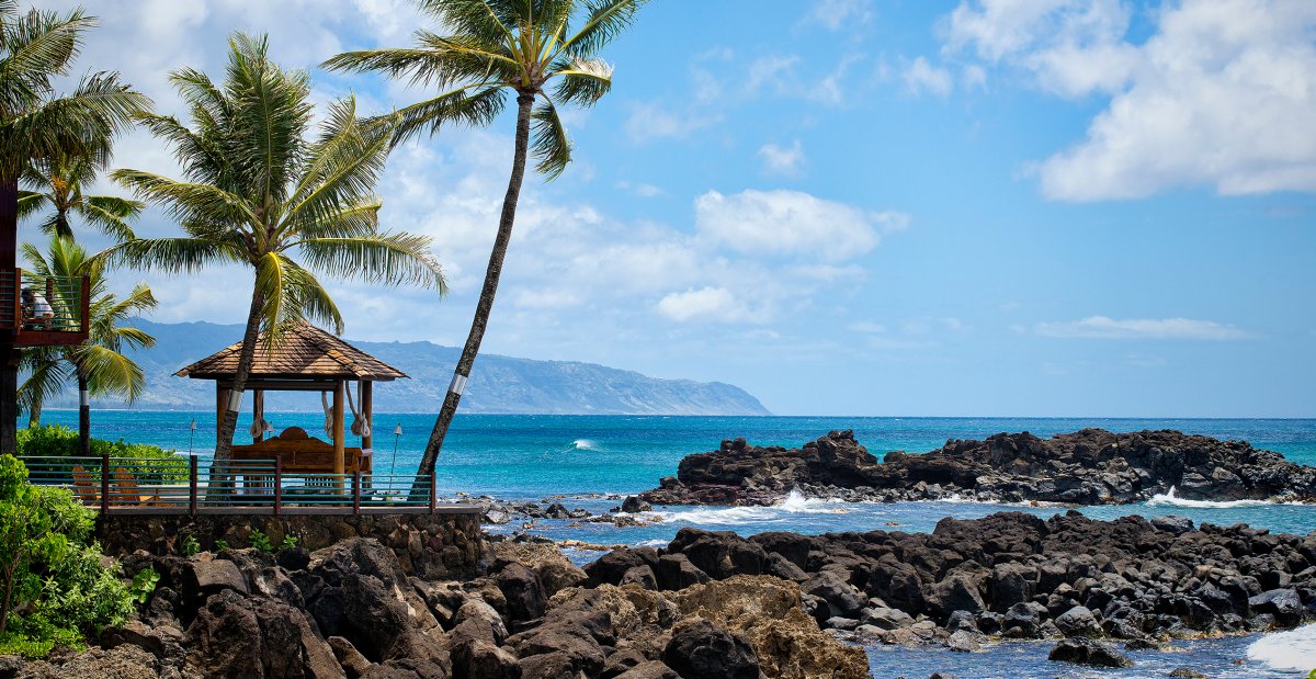 View of Turtle Bay on the North Shore of Oahu