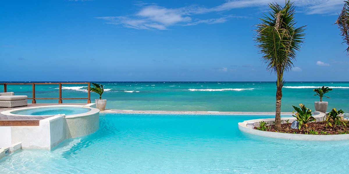 Tryall Club beachfront villa view of Caribbean Sea
