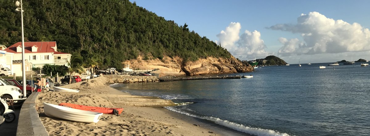 Corossol Beach St. Barts view