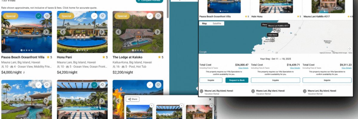 Vacation Home Compare Tool