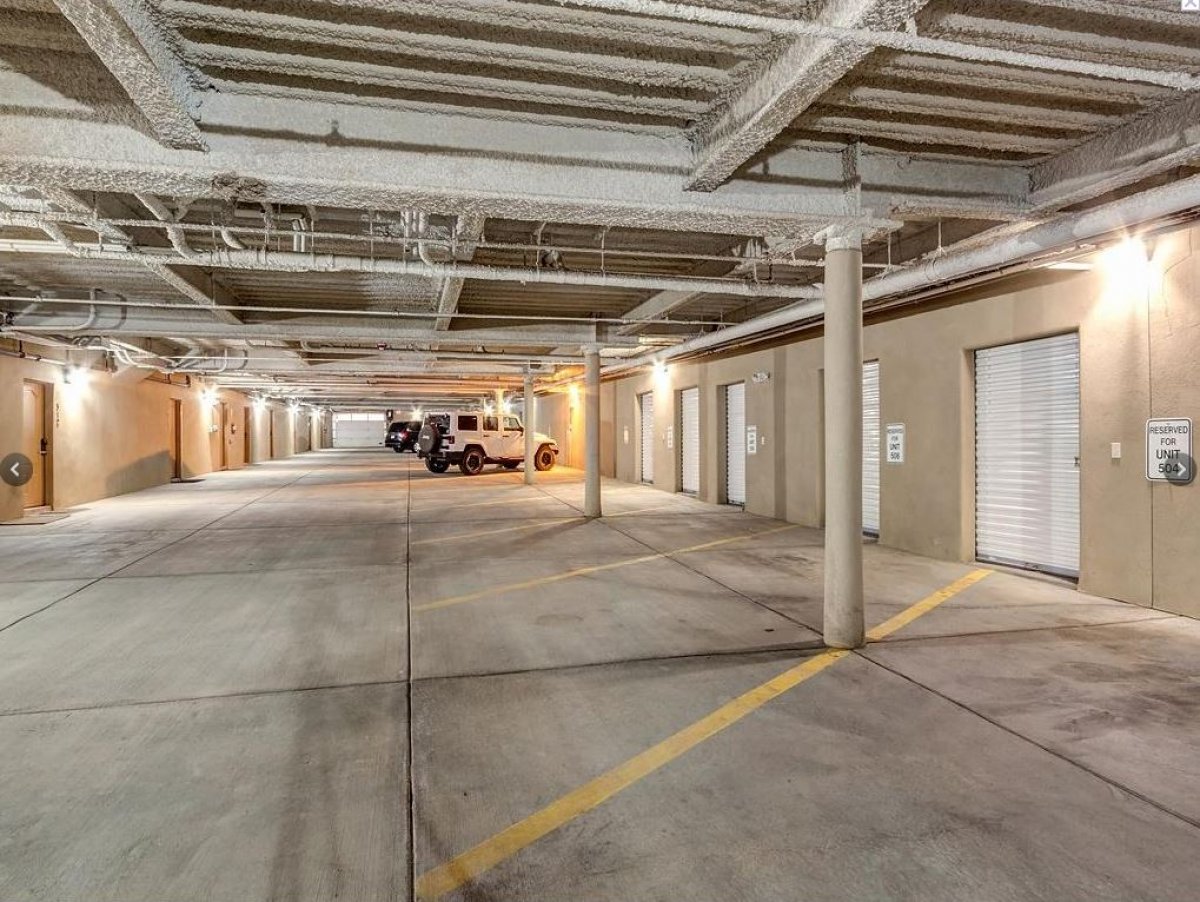 Underground heated garage