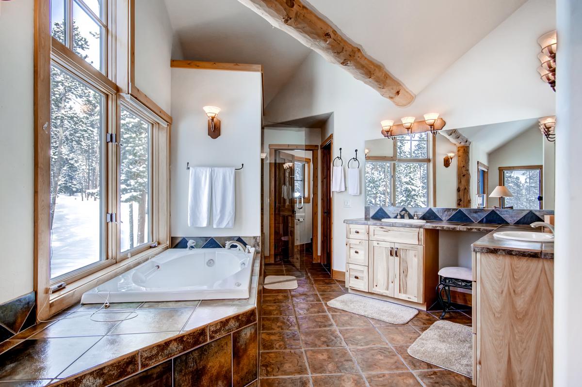 Spacious Master Bathroom - Dunkin Hill Lodge Breckenridge Vacation Rental