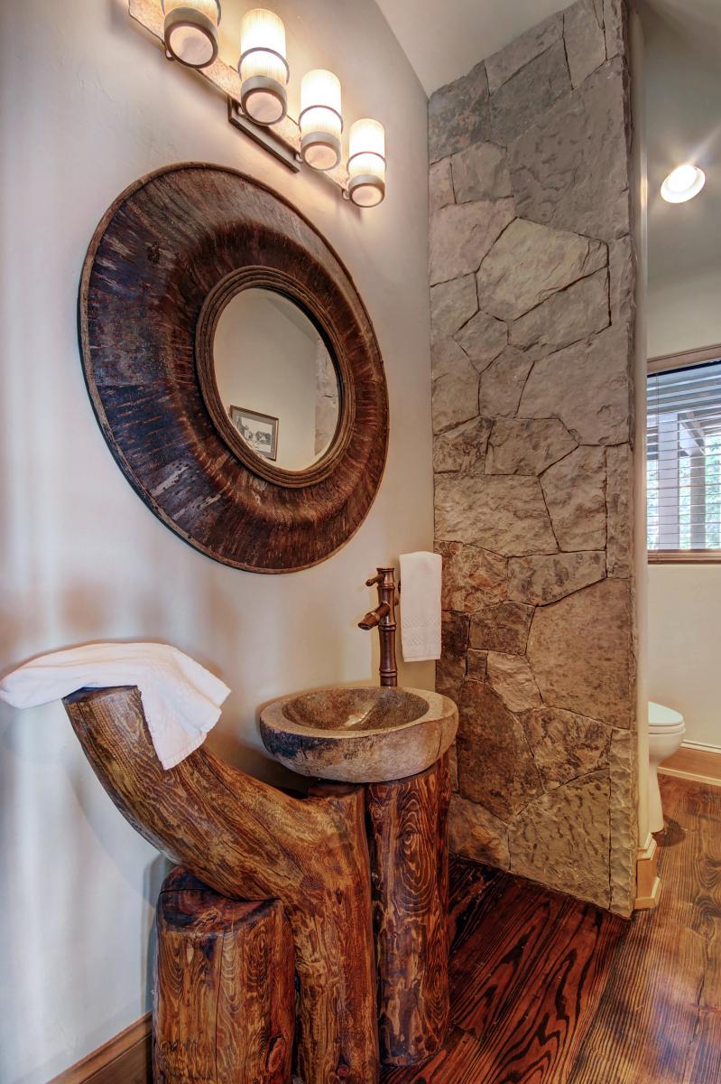 Half bathroom located on the main level - Clowsgill Holme Breckenridge Vacation Rental