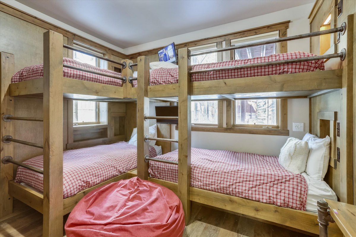 Second lower level bunk room - Highwood Hideaway Breckenridge Vacation Rental