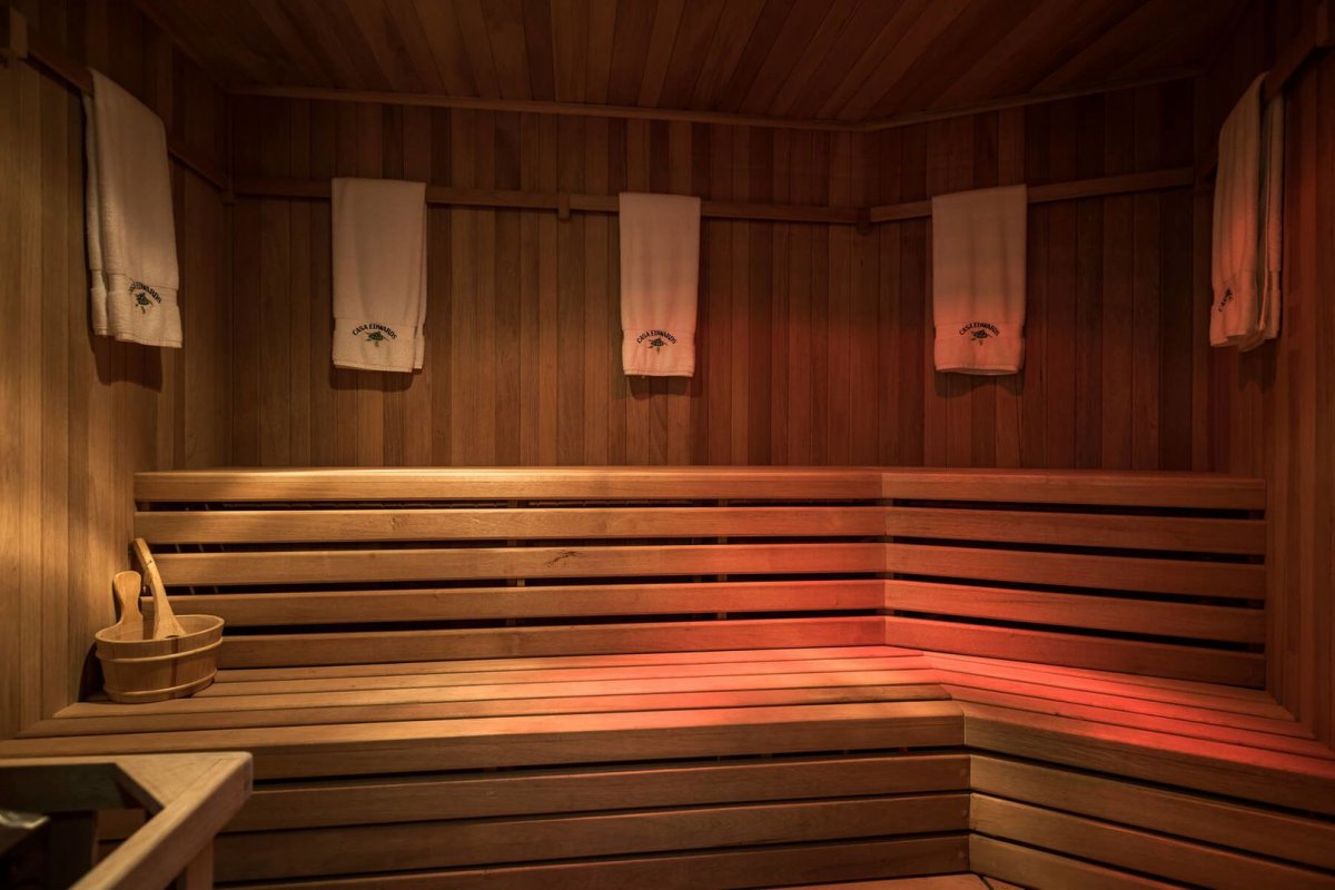 Take your relaxation to the next level by spending some time in the villa's luxury sauna!