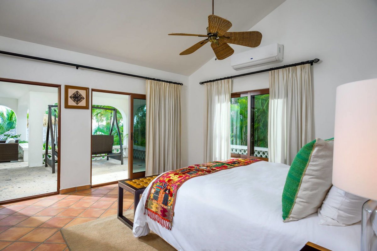 Lush greenery can be found all over the property and can be viewed from the comfort of your bed!