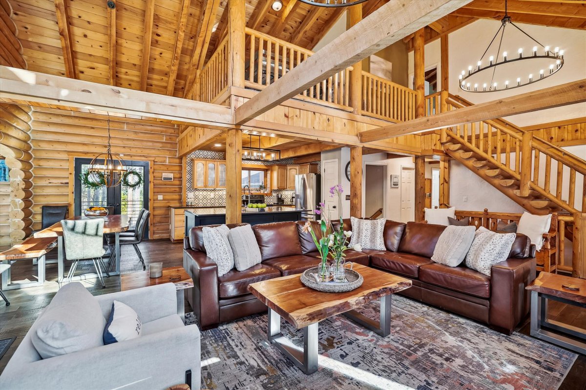 Living Area, American Way Chalet, Breckenridge Vacation Rental