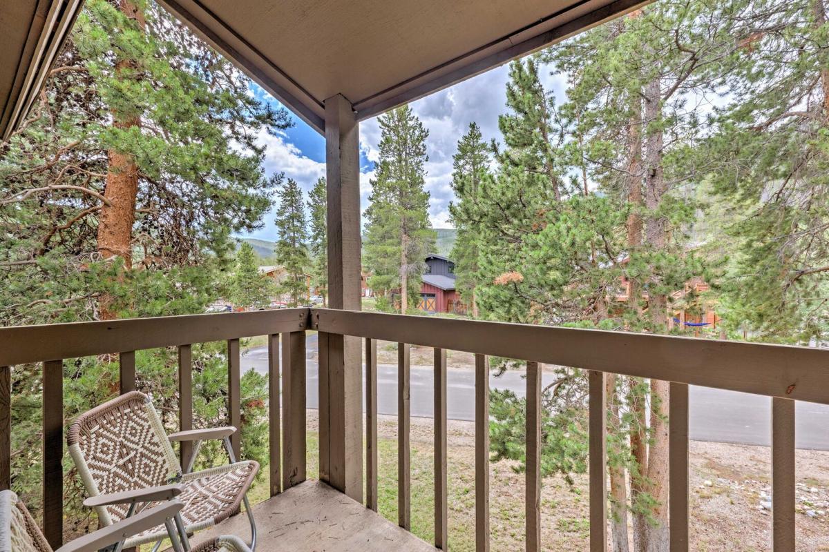 Balcony - Peak One 206 - Frisco Vacation Rental