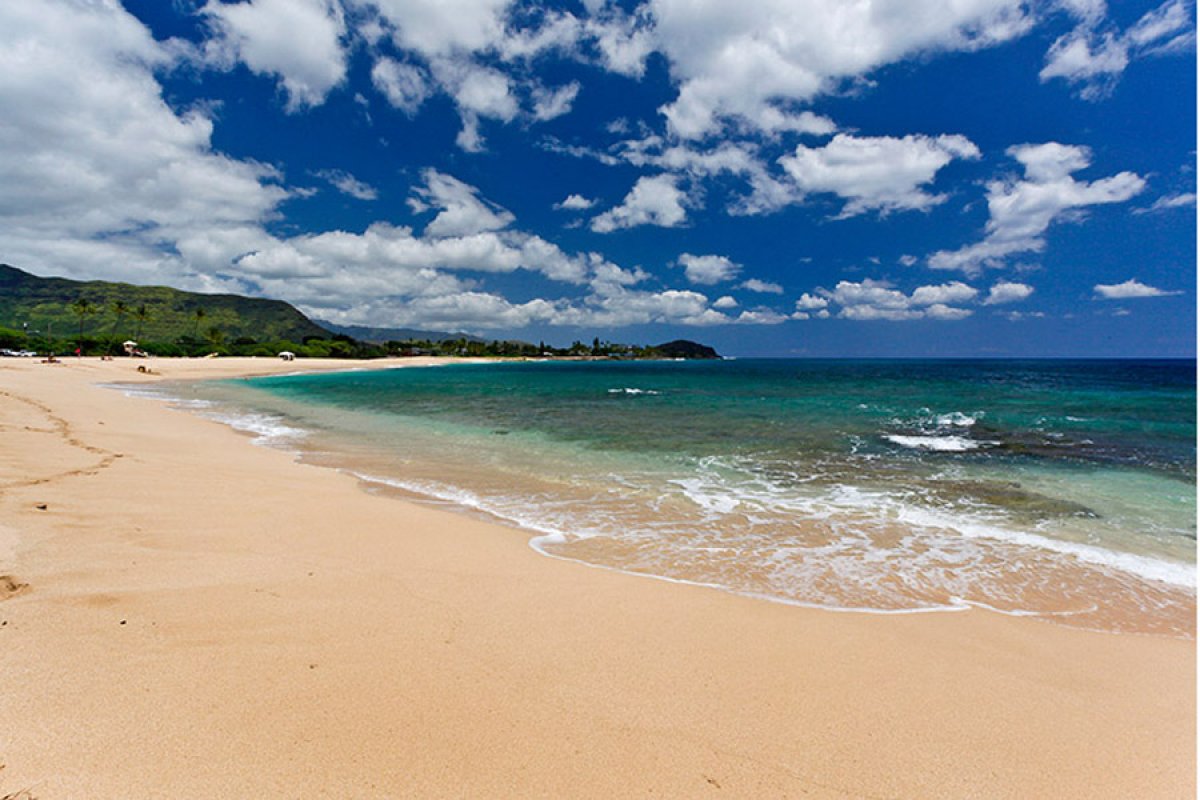 Makaha Beach Park, located just over a half mile from the house.