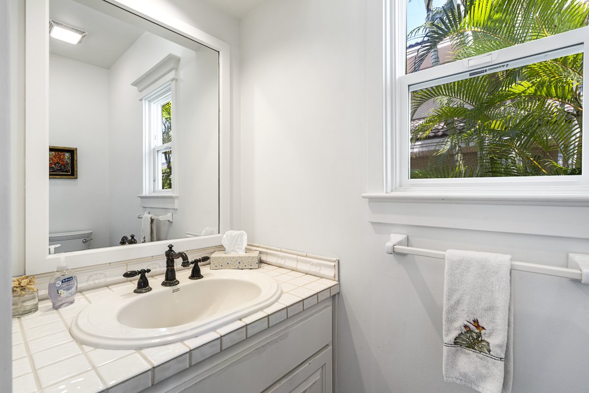 Powder Room near the entry on the main level