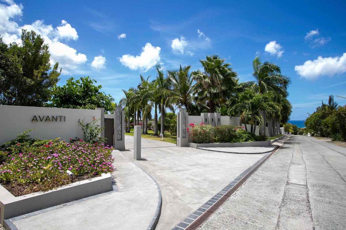 Private gated entrance
