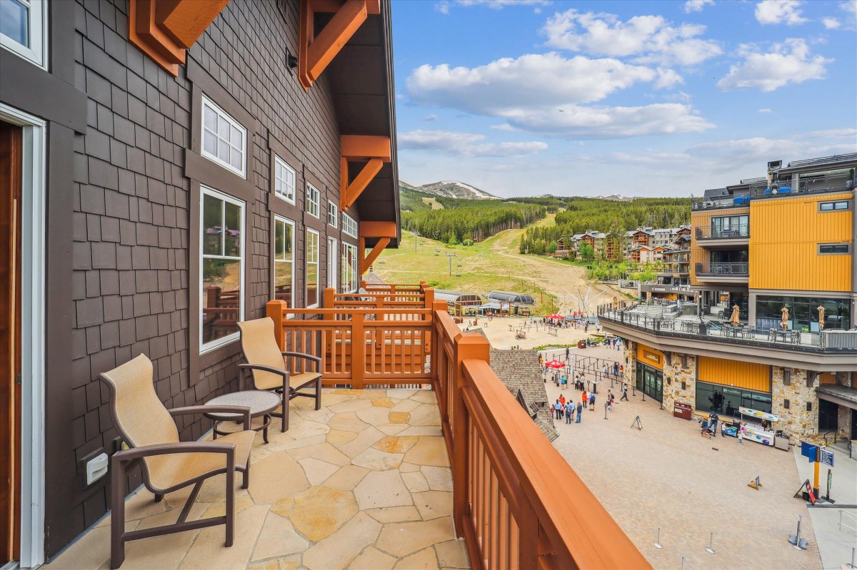 Exterior view from decks - One Ski Hill Place 8424-Breckenridge Vacation Rental