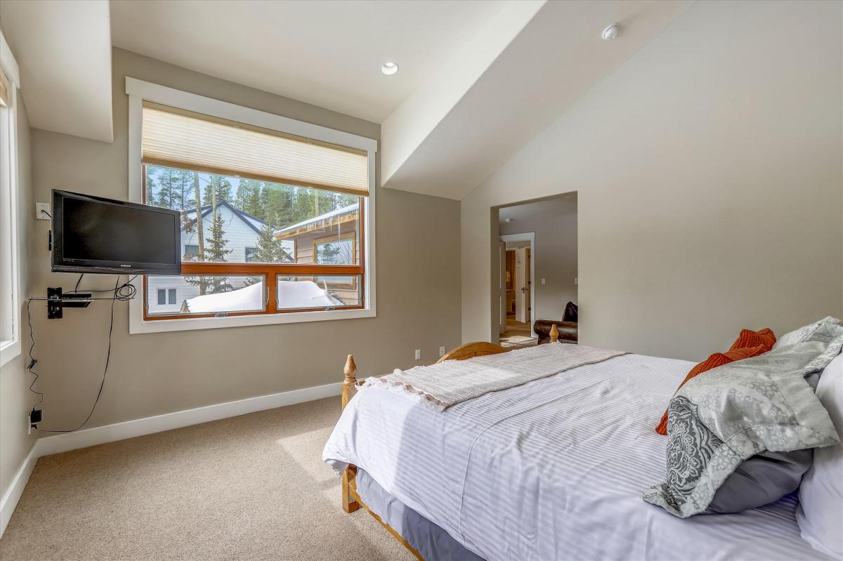 Upper Level-Primary Bedroom-On the Rocks Breckenridge Vacation Rental