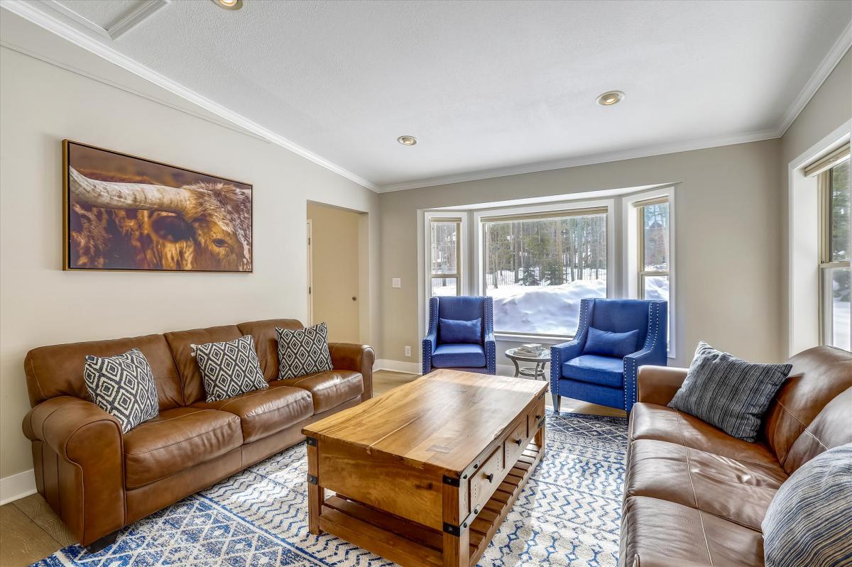 Main Level-Living Room- On the Rocks Breckenridge Vacation Rental