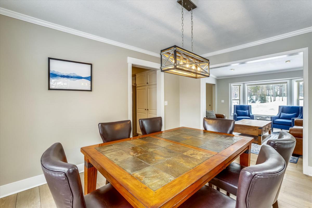 Main Level-Dining Room- On the Rocks Breckenridge Vacation Rental