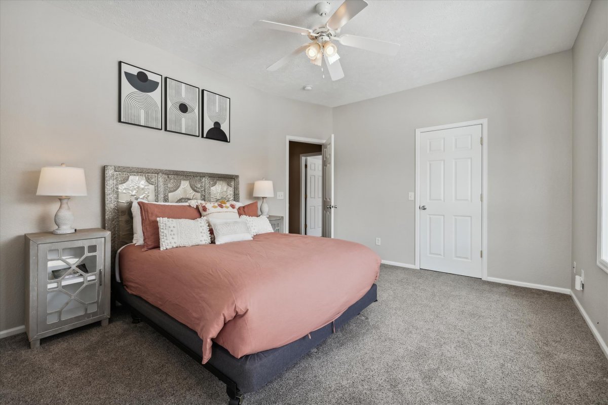 Upper level queen bedroom, The Gold Hill Chateau, Breckenridge Vacation Rental