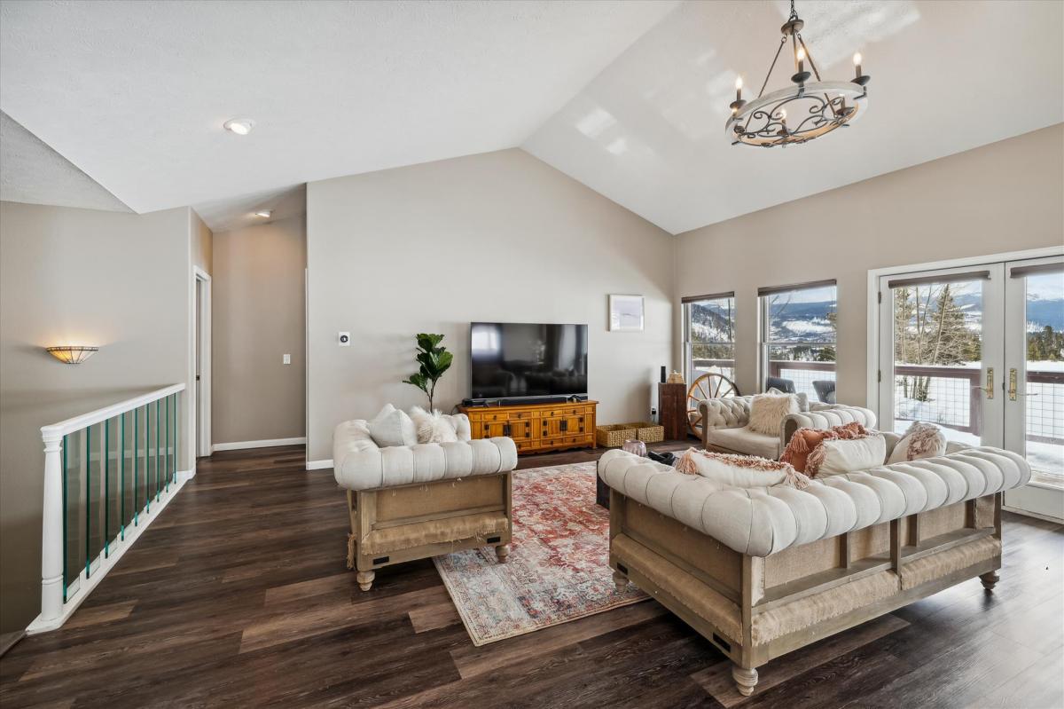 Upper Main Living Room, The Gold Hill Chateau, Breckenridge Vacation Rental