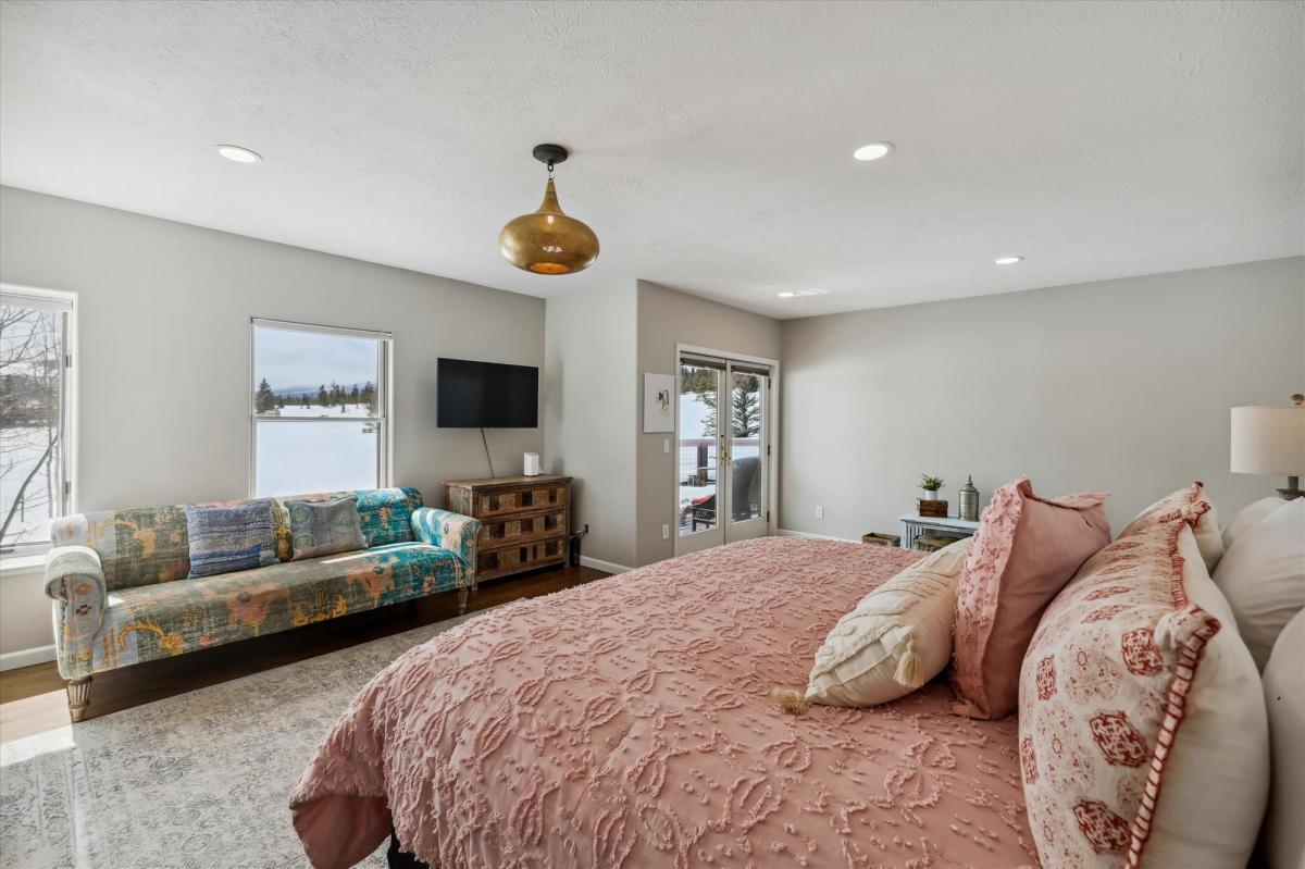 Main floor King Bedroom,The Gold Hill Chateau, Breckenridge Vacation Rental