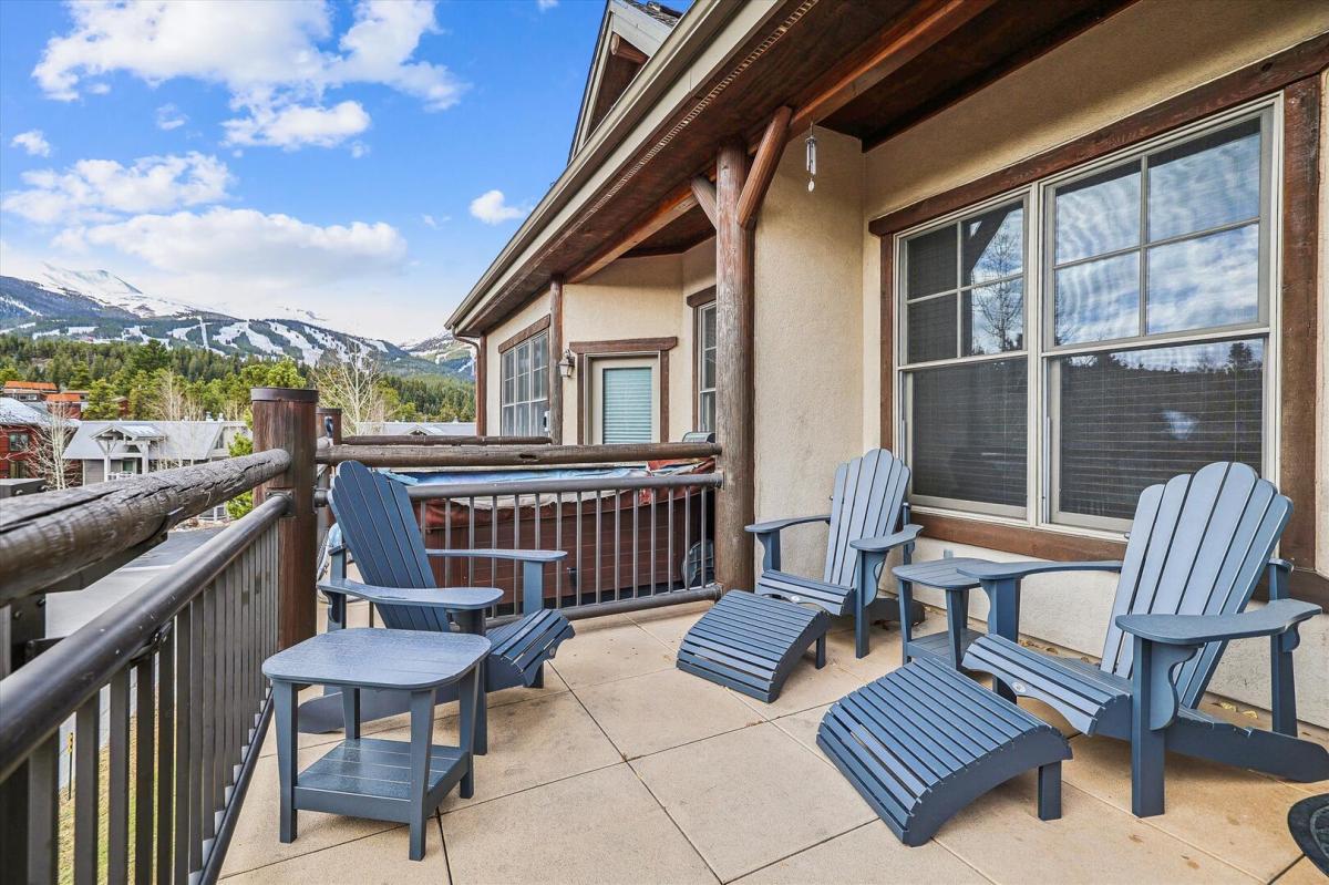 Balcony - Corral 309W - Breckenridge Vacation Rental