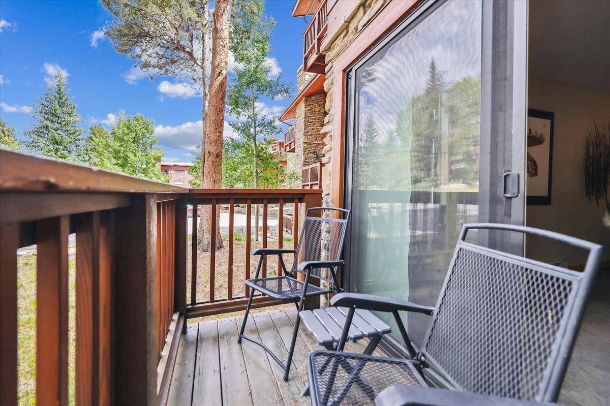 Deck, Pine Ridge 15A, Breckenridge Vacation Rental