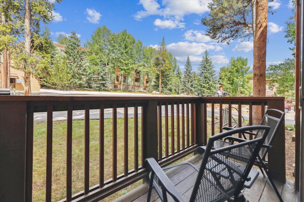 Deck, Pine Ridge 15A, Breckenridge Vacation Rental