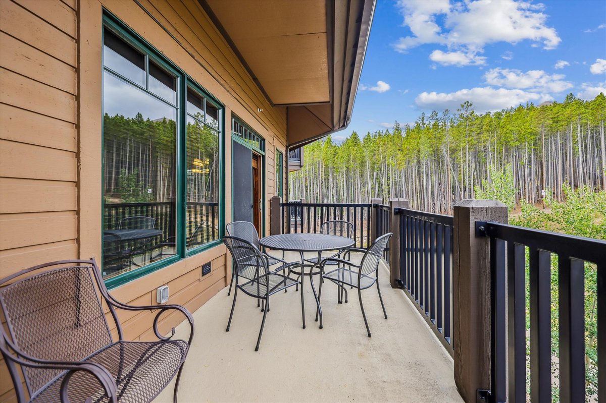 Balcony, Crystal Peak 7303, Breckenridge Vacation Rental