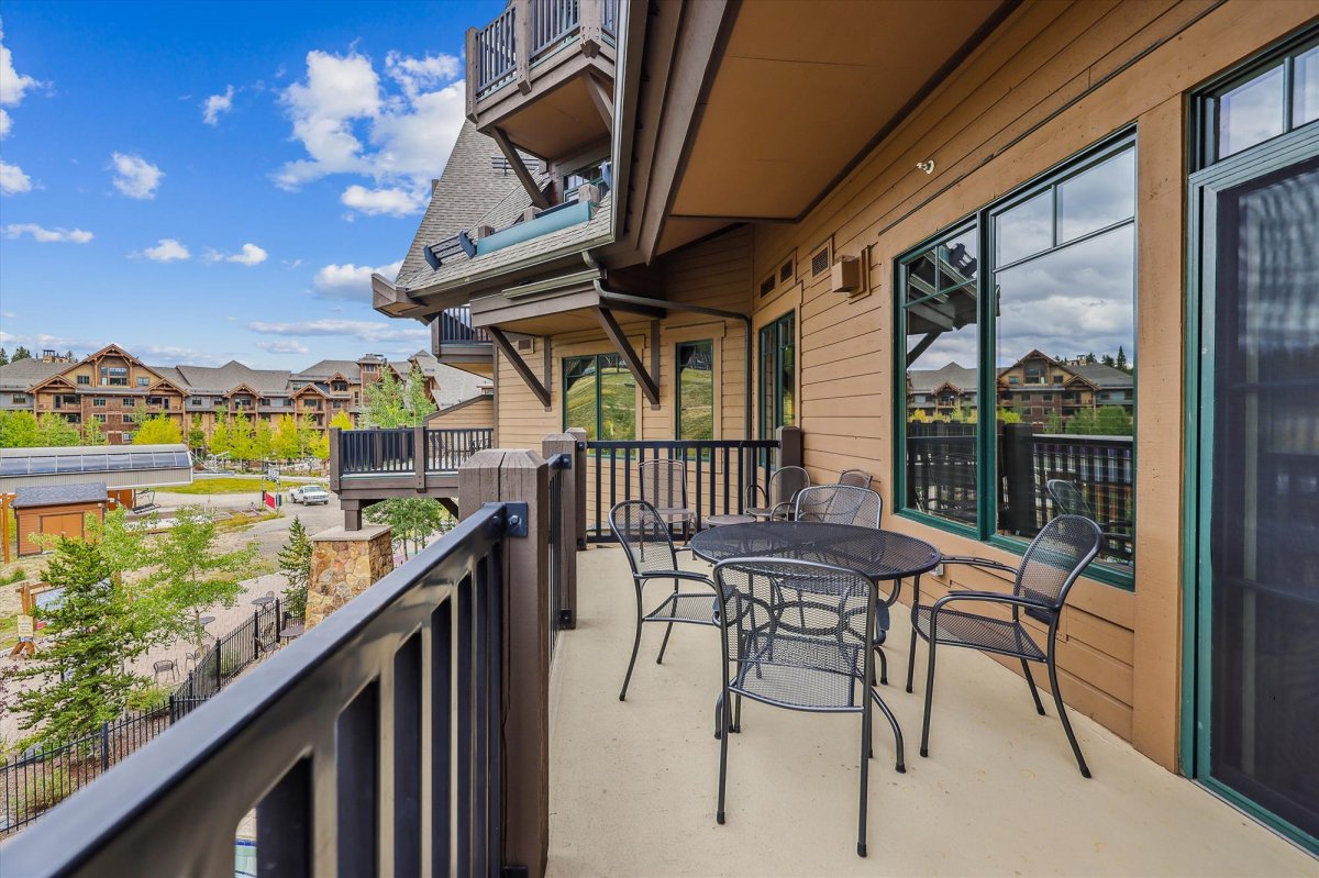 Balcony, Crystal Peak 7303, Breckenridge Vacation Rental