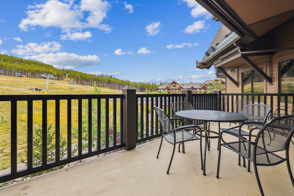 Balcony, Crystal Peak 7303, Breckenridge Vacation Rental