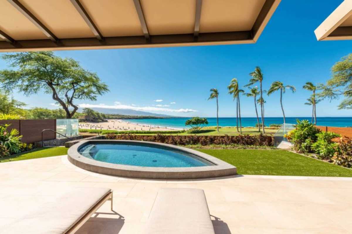 Poolside paradise with stunning ocean view at Hapuna Beach Residence B13 on the Big Island