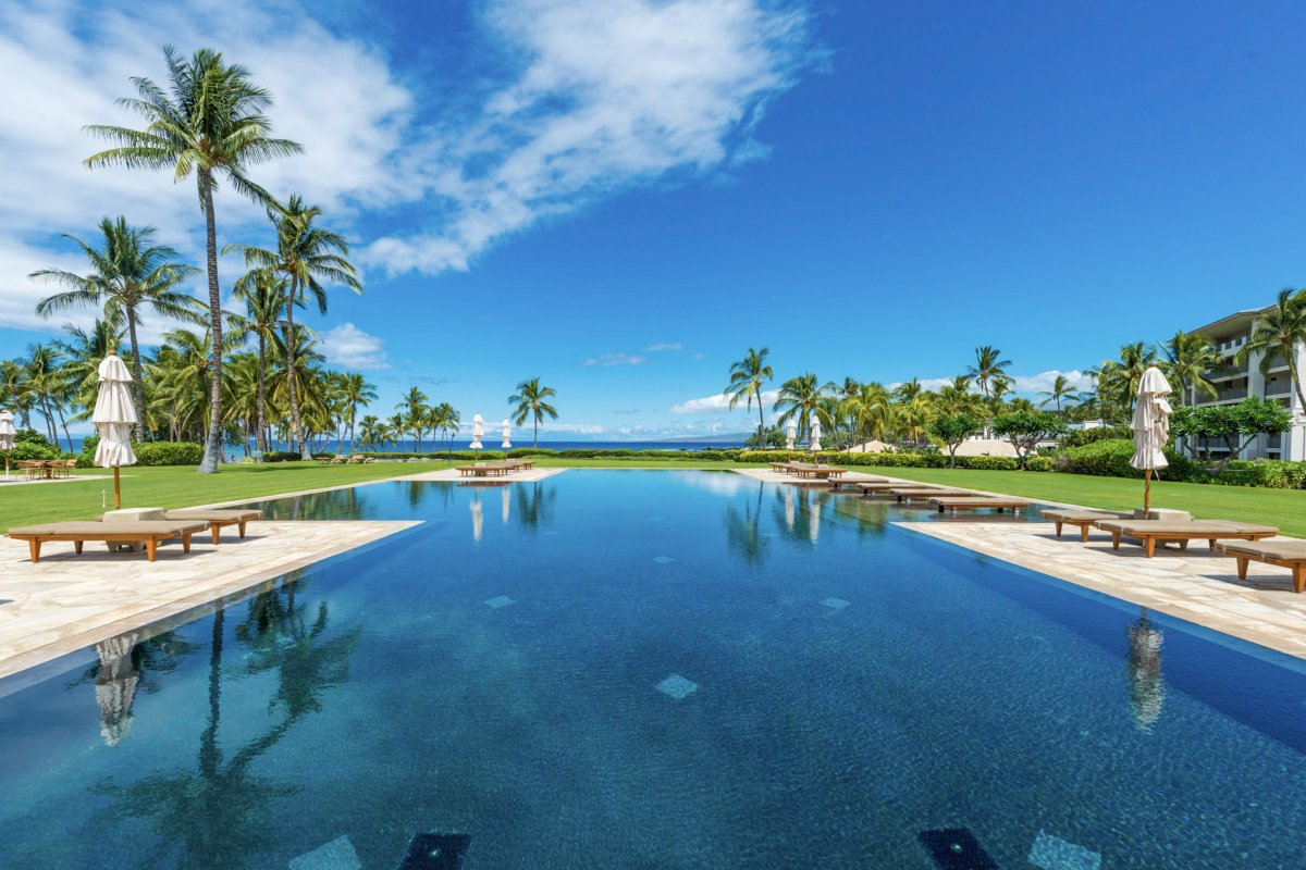 Find your flow in the 100-foot lap pool at Pauoa Beach Club