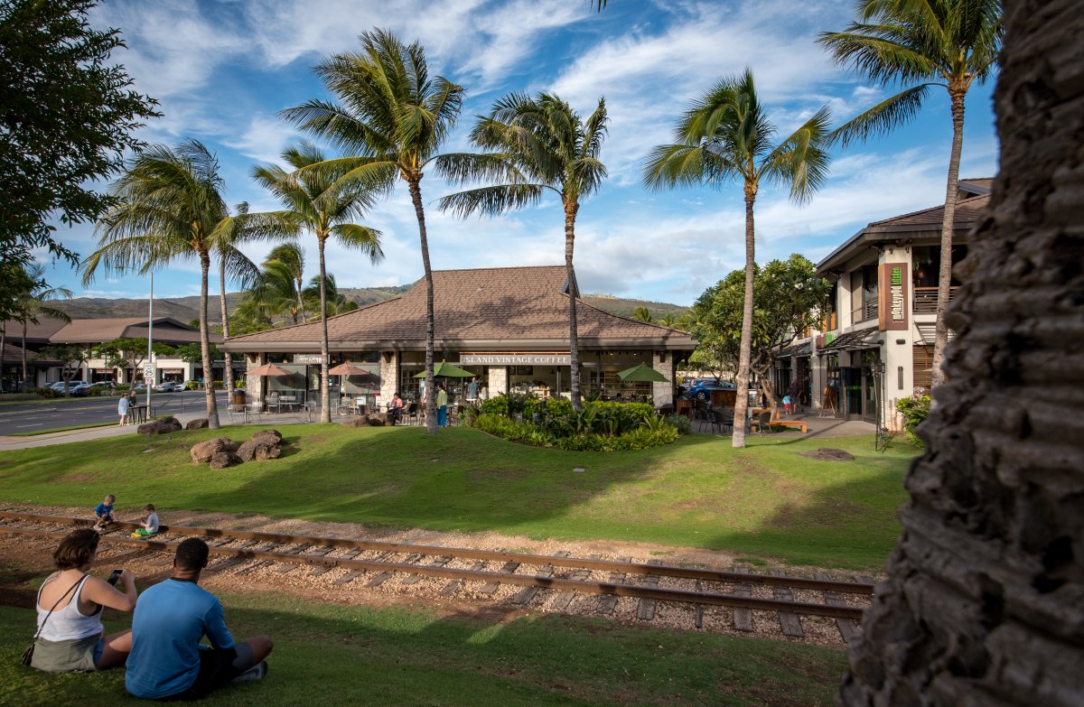 The tourist center at the resort.