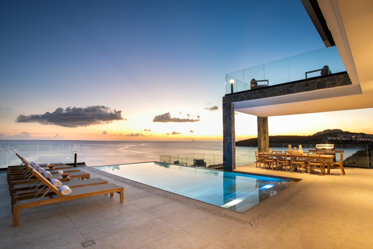 Swimming Pool at Sunset