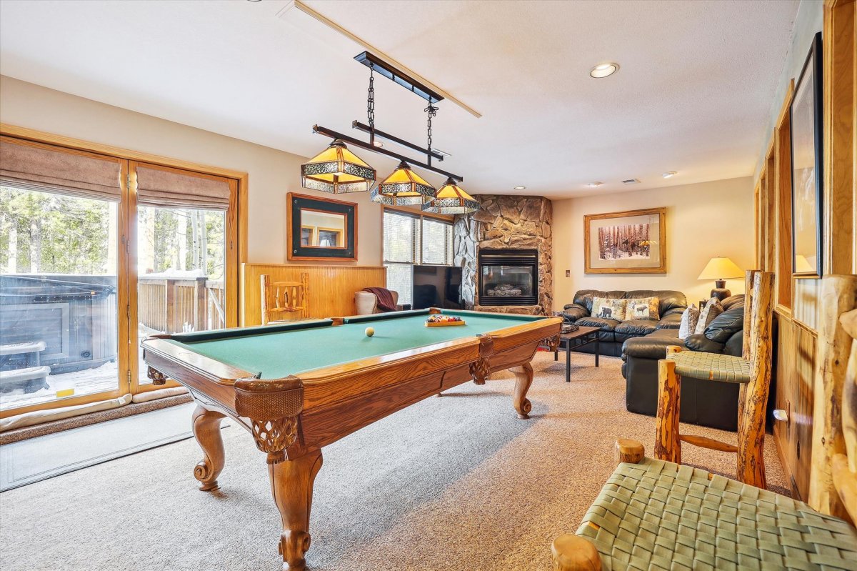 Game/Media Room, Wildwood Peaks, Breckenridge Vacation Rental