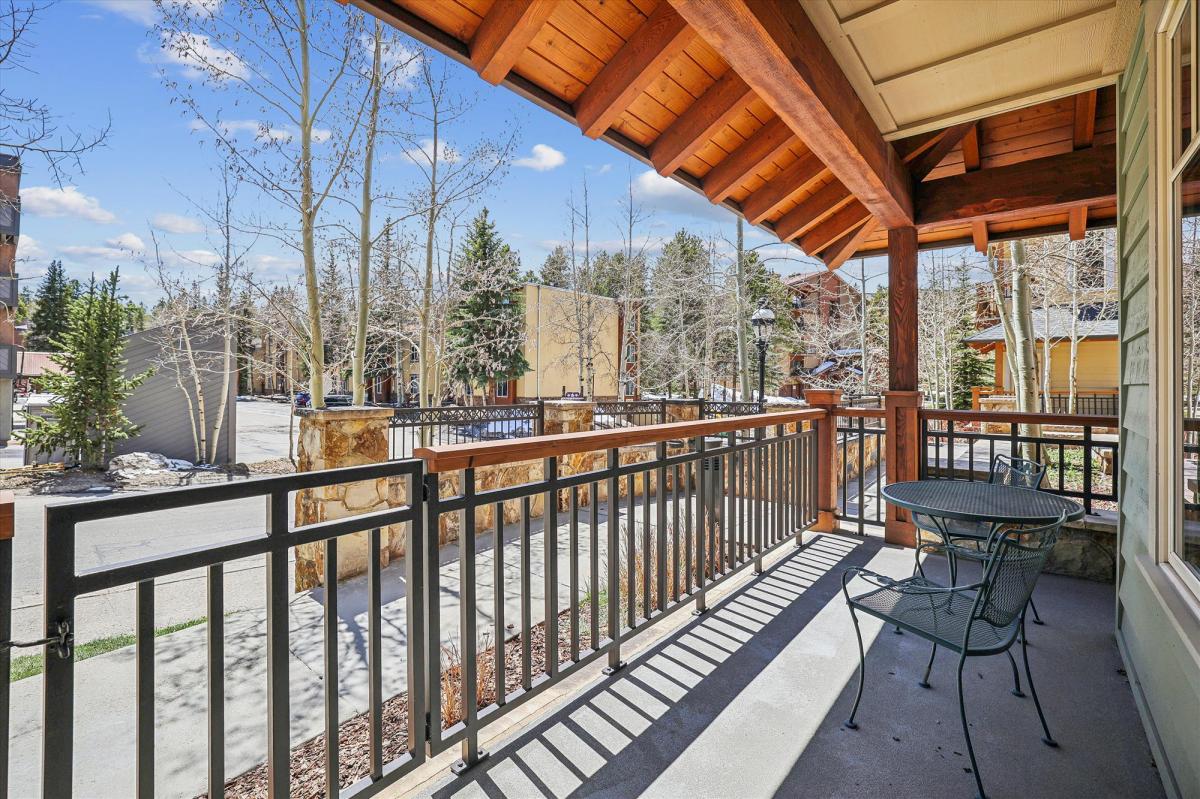 Patio, Water House on Main 5104, Breckenridge Vacation Rental