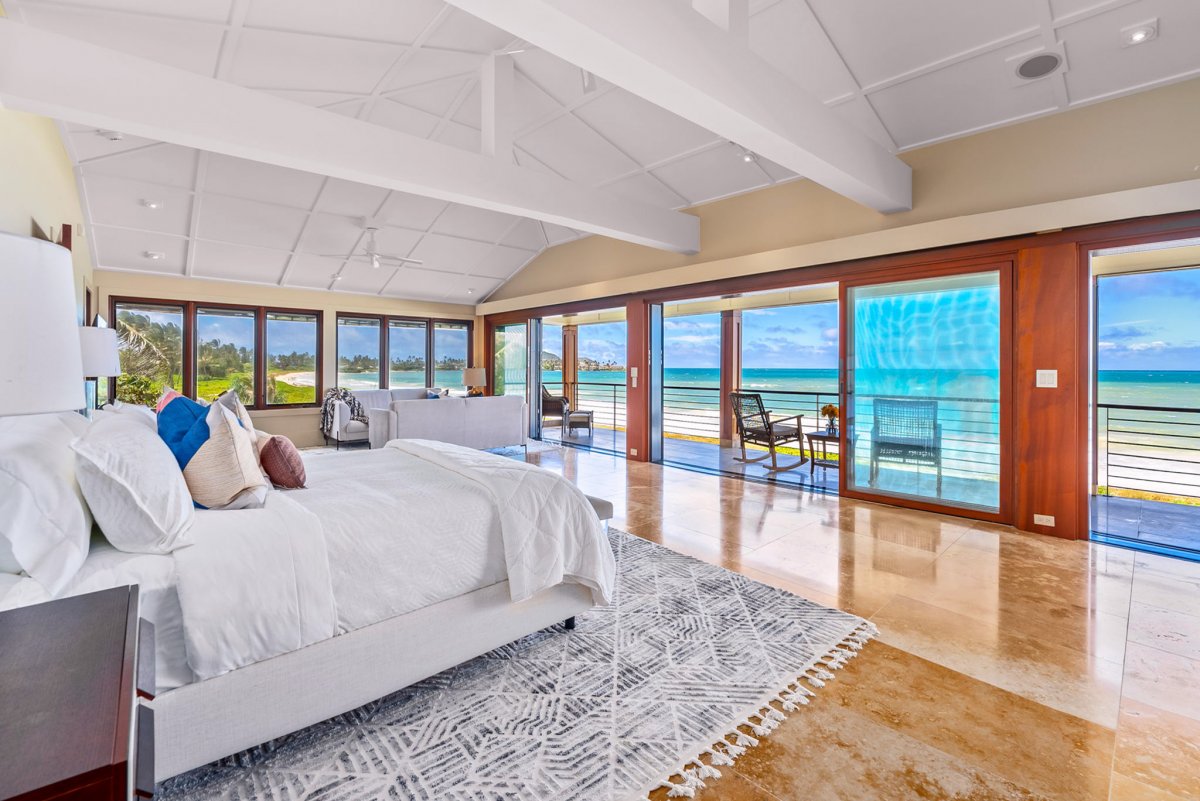 Savor the luxury of ocean views from the suite.